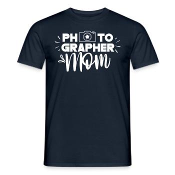 Photographe Maman Maman Photographie Photographe - T-shirt homme - marine - Devant - AI Model Male 178 light (178cm)