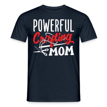 Grands Métiers Maman Maman Artisanat Artisanat - T-shirt homme - marine - Devant - AI Model Male 178 light (178cm)
