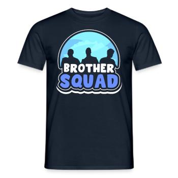 Frère Équipe Ami Frères Amitié - T-shirt homme - marine - Devant - AI Model Male 178 light (178cm)