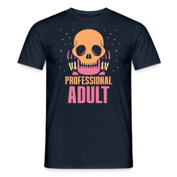 Professioneller Erwachsener Erwachsen Geburtstag - Männer T-Shirt - Navy - Vorne - AI Model Male 178 light (178cm)