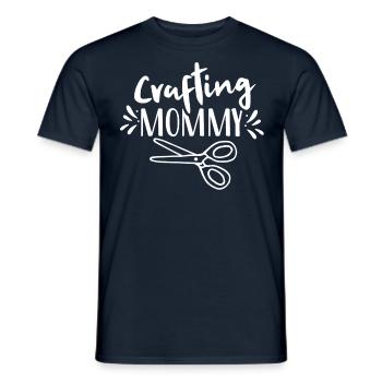 Artisanat Maman Mère Artisanat Amateur - T-shirt homme - marine - Devant - AI Model Male 178 light (178cm)