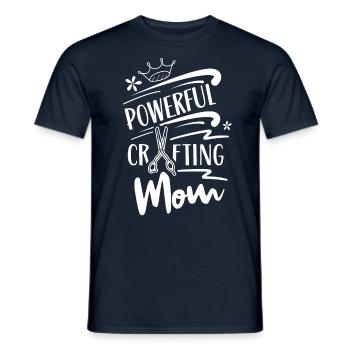 Tolle Basteln Mama Bastel Mutter Bastler - Männer T-Shirt - Navy - Vorne - AI Model Male 178 light (178cm)