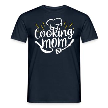Cuisiner Maman Cuisiner Cuisiner Cuisiner Mère - T-shirt homme - marine - Devant - AI Model Male 178 light (178cm)