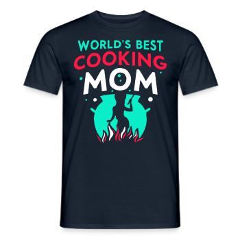 Meilleure mère cuisinière au monde Cooking Mom - T-shirt homme - marine - Devant - AI Model Male 178 light (178cm)