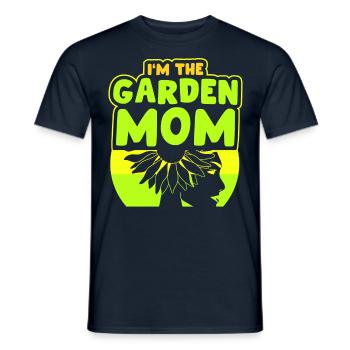 Ich Bin Die Garten Mama Gartenbau Gärtnerin Mutter - Männer T-Shirt - Navy - Vorne - AI Model Male 178 light (178cm)