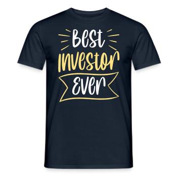 Bester Investor Aller Zeiten Investieren Anleger - Männer T-Shirt - Navy - Vorne - AI Model Male 178 light (178cm)