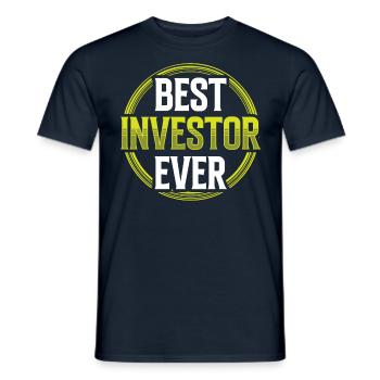 Bester Investor Aller Zeiten Investieren Anleger - Männer T-Shirt - Navy - Vorne - AI Model Male 178 light (178cm)