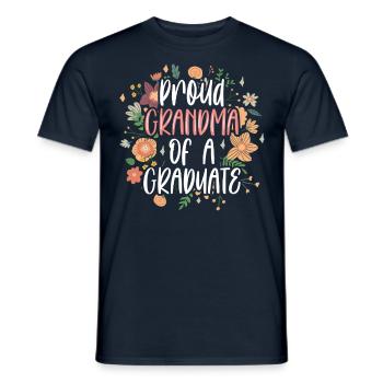 Stolze Großmutter Eines Absolventen Absolvent - Männer T-Shirt - Navy - Vorne - AI Model Male 178 light (178cm)