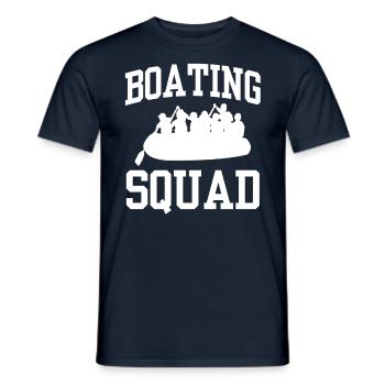 Boat Troop Rafting Yacht Boat Boating Ship - Men's T-Shirt - navy - Front - AI Model Male 178 light (178cm)