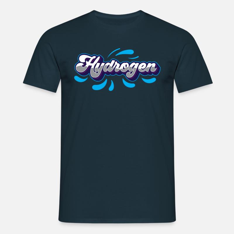 Hydrogène Hydrogène Élément d’énergie - T-shirt Homme - marine
