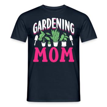 Garten Mama Gärtnerin Mutter Gartenbau - Männer T-Shirt - Navy - Vorne - AI Model Male 178 light (178cm)