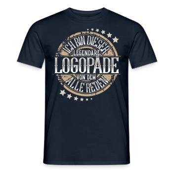 Logopäde - Männer T-Shirt - Navy - Vorne - AI Model Male 178 light (178cm)