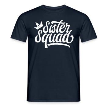 Sisters Team Sister Friendship Friend - Men's T-Shirt - navy - Front - AI Model Male 178 light (178cm)