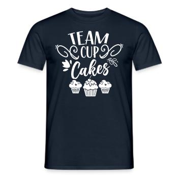 Équipe Cupcakes Amateurs Nourriture Cupcake Sucré - T-shirt homme - marine - Devant - AI Model Male 178 light (178cm)