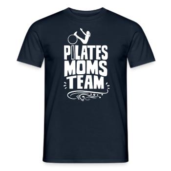 Pilates-Mütter-Team Pilates Mutter Mama Mami - Männer T-Shirt - Navy - Vorne - AI Model Male 178 light (178cm)