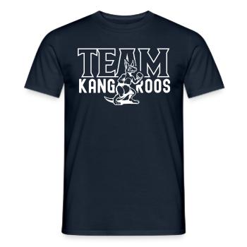 Team Kangaroo Kangaroo Lover Animal Australia - Men's T-Shirt - navy - Front - AI Model Male 178 light (178cm)