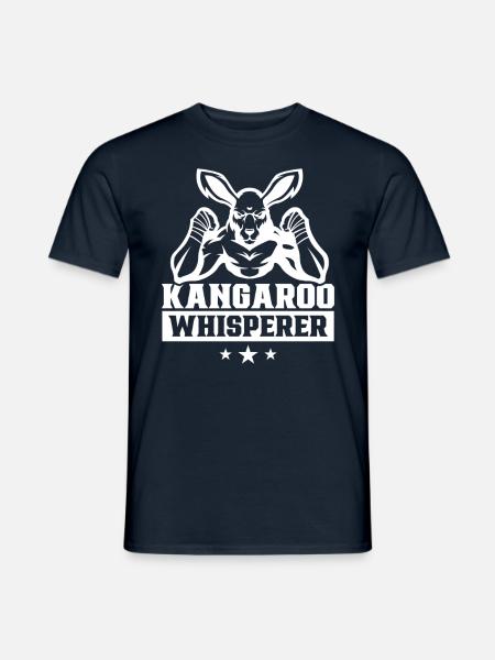 Kangaroo Whisperer Kangaroo Kangaroo Animal - Men's T-Shirt - navy