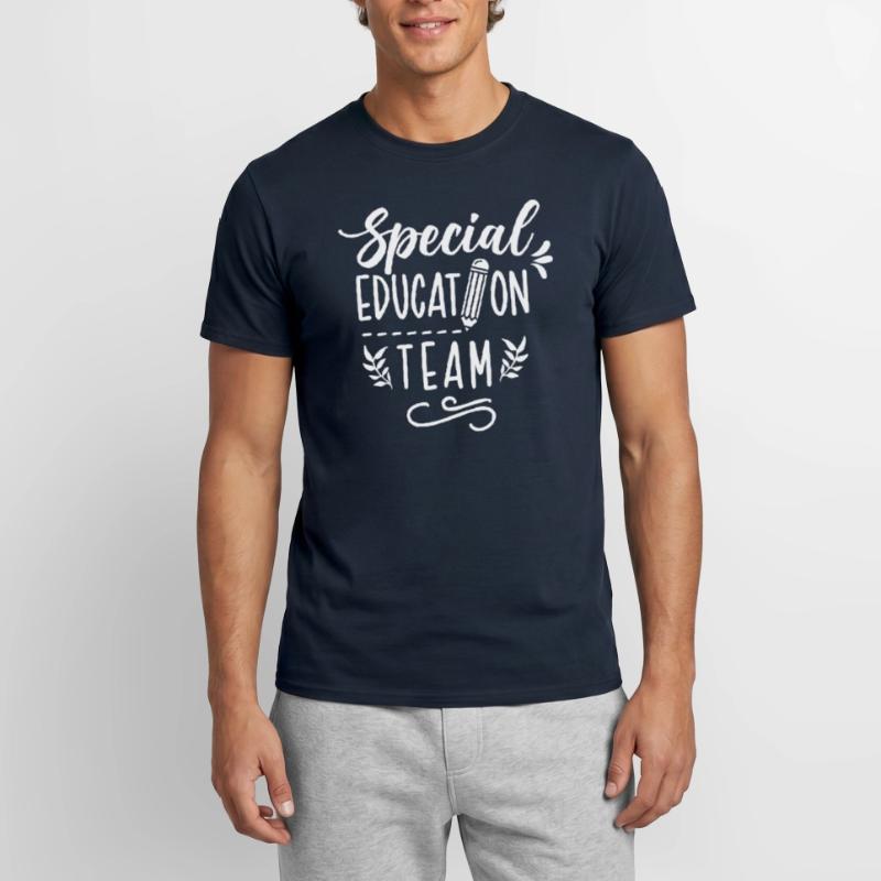 Équipe d’éducation de l’enfance en difficulté Profession d’enseignant en éducation de l’enfance en difficulté T-shirt homme