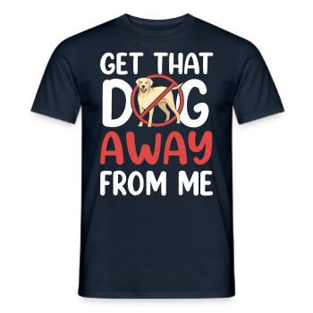 Take the dog away from me cat lover cat - Men's T-Shirt - navy - Front - AI Model Male 178 light (178cm)