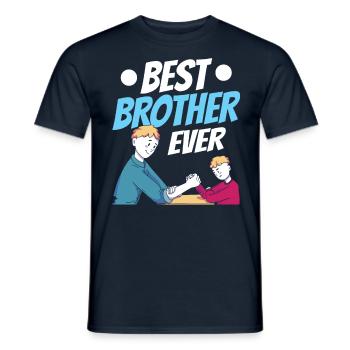 Bester Bruder Aller Zeiten Freund Brüder Team - Männer T-Shirt - Navy - Vorne - AI Model Male 178 light (178cm)