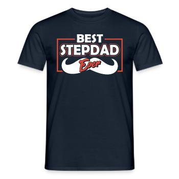 Best Stepfather Ever Stepdad Stepdad - Men's T-Shirt - navy - Front - AI Model Male 178 light (178cm)