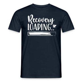 Recovery Load Recover Survivors Recovery - Men's T-Shirt - navy - Front - AI Model Male 178 light (178cm)
