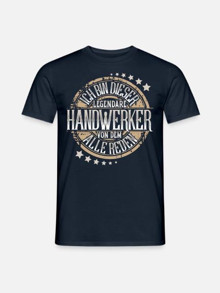 Handwerker - Männer T-Shirt - Navy