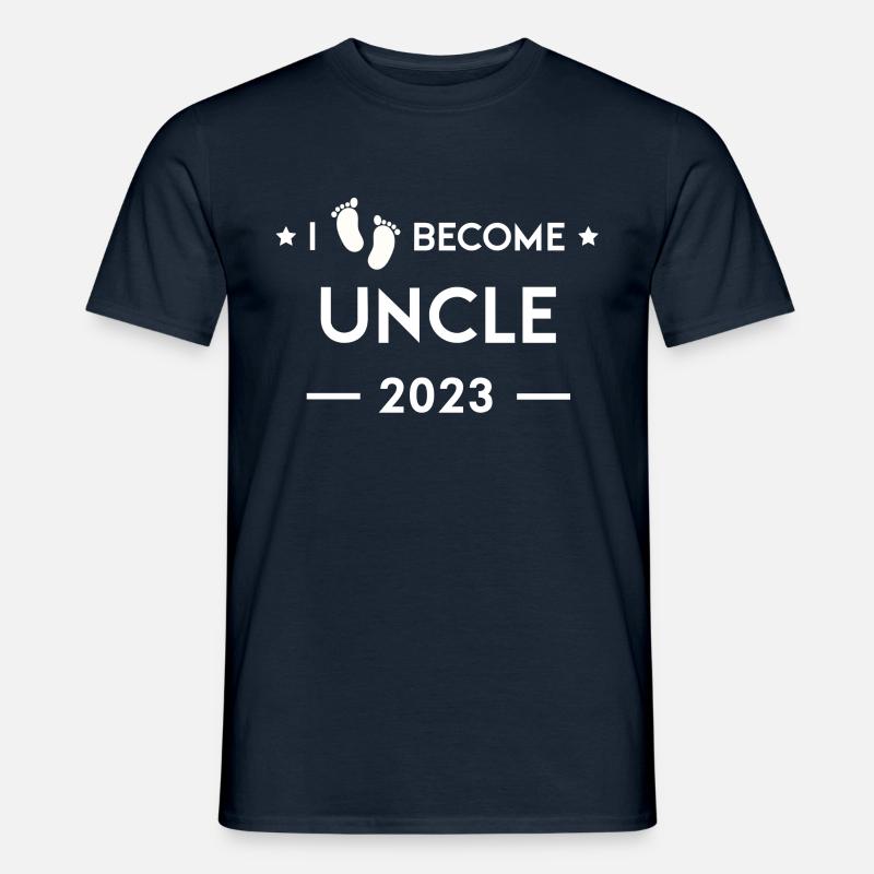 Ich werde Onkel 2023 - Männer T-Shirt - Navy