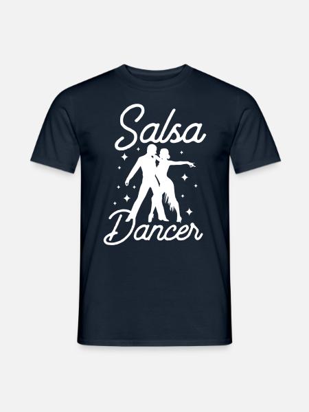 Salsa Tänzer Tanzen Tanz Hobby - Männer T-Shirt - Navy