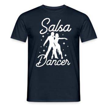 Salsa Tänzer Tanzen Tanz Hobby - Männer T-Shirt - Navy - Vorne - AI Model Male 178 light (178cm)