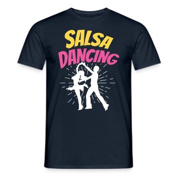 Salsa Tanzen Hobby Tanz Tänzer - Männer T-Shirt - Navy - Vorne - AI Model Male 178 light (178cm)