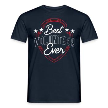 Bester Freiwilliger Aller Zeiten Beruf Freiwillig - Männer T-Shirt - Navy - Vorne - AI Model Male 178 light (178cm)