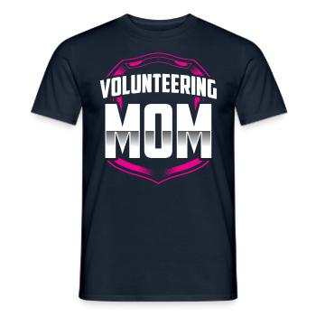 Volunteer mother Voluntary Voluntary profession - Men's T-Shirt - navy - Front - AI Model Male 178 light (178cm)