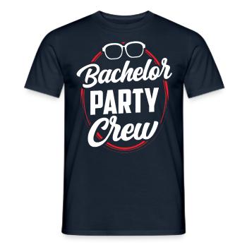 Bachelor Party Team Bachelor - Men's T-Shirt - navy - Front - AI Model Male 178 light (178cm)