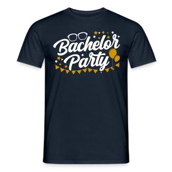 Enterrement de vie de garçon Bachelor bachelorette - T-shirt homme - marine - Devant - AI Model Male 178 light (178cm)
