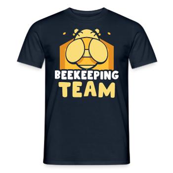 Team Beekeeping Honey Beekeepers Beekeepers - Men's T-Shirt - navy - Front - AI Model Male 178 light (178cm)