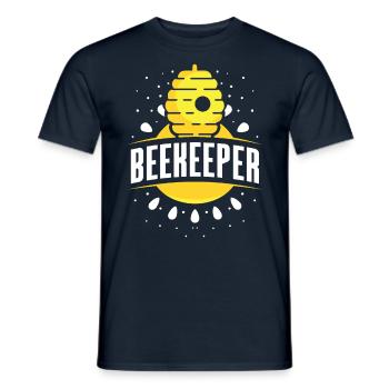 Beekeeping Honey bee Beekeepers - Men's T-Shirt - navy - Front - AI Model Male 178 light (178cm)