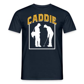 Caddy Profession Golf Golfing Golfer - Men's T-Shirt - navy - Front - AI Model Male 178 light (178cm)