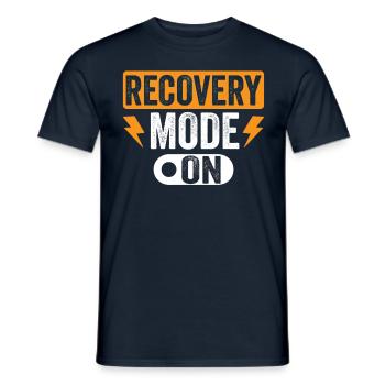 Recovery Mode A Surviving Patient Recovery - Men's T-Shirt - navy - Front - AI Model Male 178 light (178cm)
