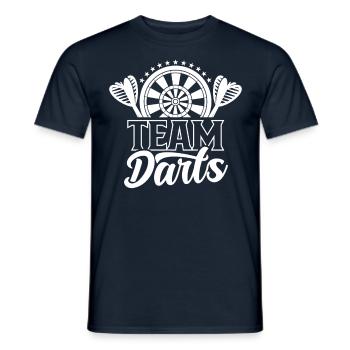 Team Darts Darts Club Darts Team - Men's T-Shirt - navy - Front - AI Model Male 178 light (178cm)