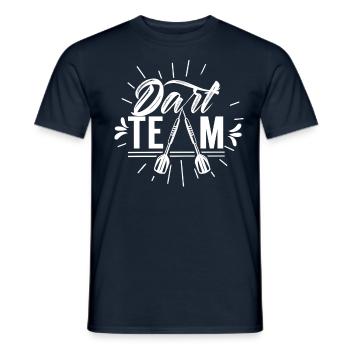 Darts Team Darts Darts Club - Men's T-Shirt - navy - Front - AI Model Male 178 light (178cm)