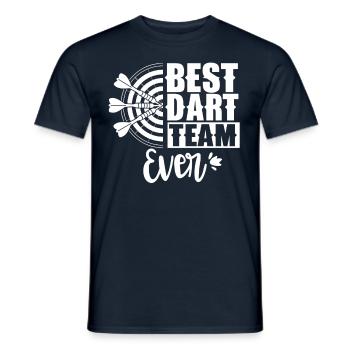 Beste Dartmannschaft Aller Zeiten Dart Darts - Männer T-Shirt - Navy - Vorne - AI Model Male 178 light (178cm)