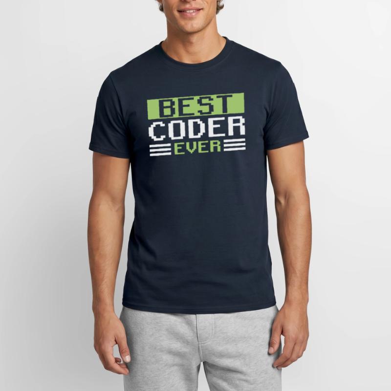 Bester Programmierer Überhaupt Code Coding Coder Männer T-Shirt