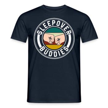 Invités pour la nuit Douce nuitée - T-shirt homme - marine - Devant - AI Model Male 178 light (178cm)