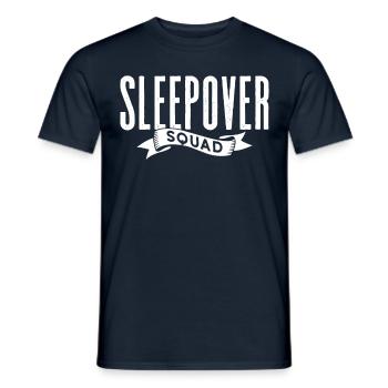 Übernachtungsgruppe Süß Übernachten Übernachtung - Männer T-Shirt - Navy - Vorne - AI Model Male 178 light (178cm)