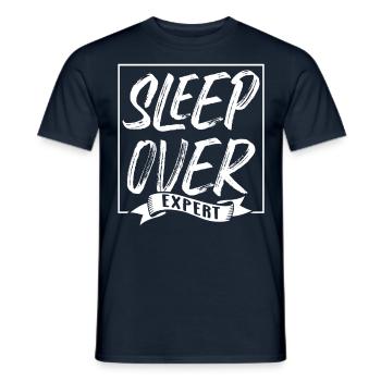 Expert pour les nuitées de fête douce - T-shirt homme - marine - Devant - AI Model Male 178 light (178cm)