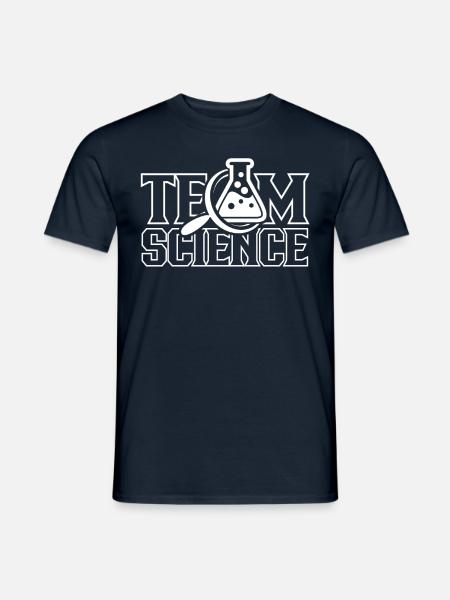 Team Science Proverbs Science Scientists - Men's T-Shirt - navy