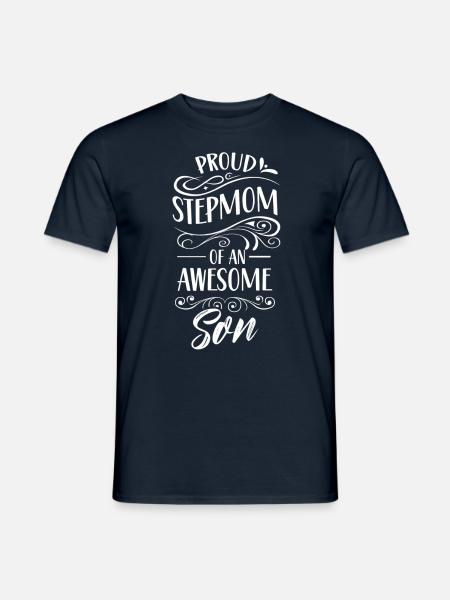 Fière belle-mère d’un grand fils - T-shirt homme - marine