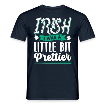 St Patrick's Day Gaelic Ireland Irish Irish - Men's T-Shirt - navy - Front - AI Model Male 178 light (178cm)