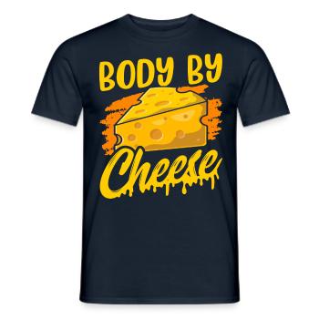 Körper Von Käse Sprüche Liebe Liebhaber Süß - Männer T-Shirt - Navy - Vorne - AI Model Male 178 light (178cm)